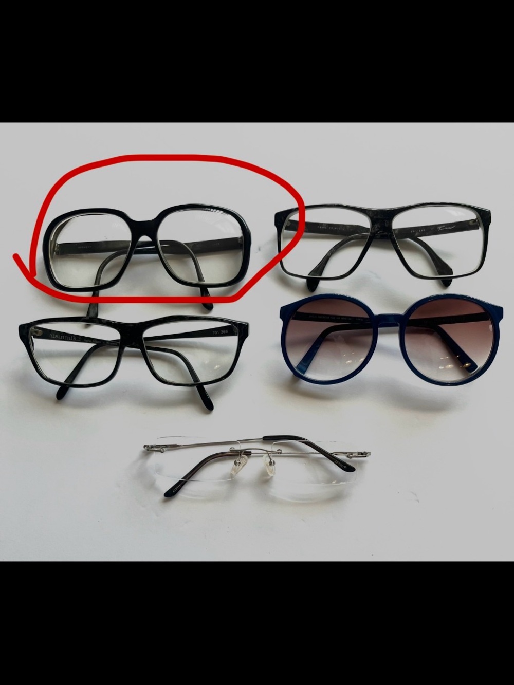 Batch of vintage glasses. Five pairs. - Picture 4 of 5